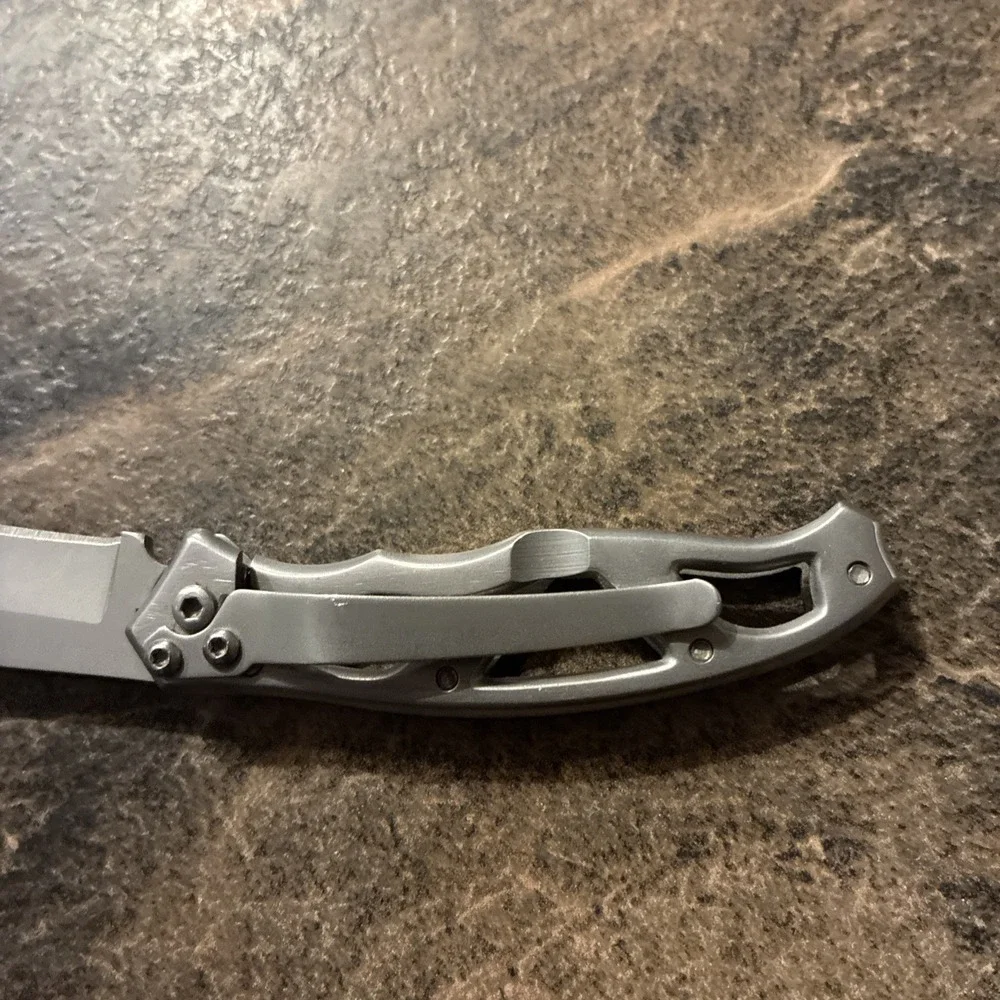 Gerber Mini Paraframe Folding Knife with Pocket Clip Great Condition